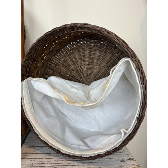 Vintage 2-Tier Chinese Asian Wedding Basket Woven Wicker Rattan Bamboo/Cane Boho - Picture 9 of 12